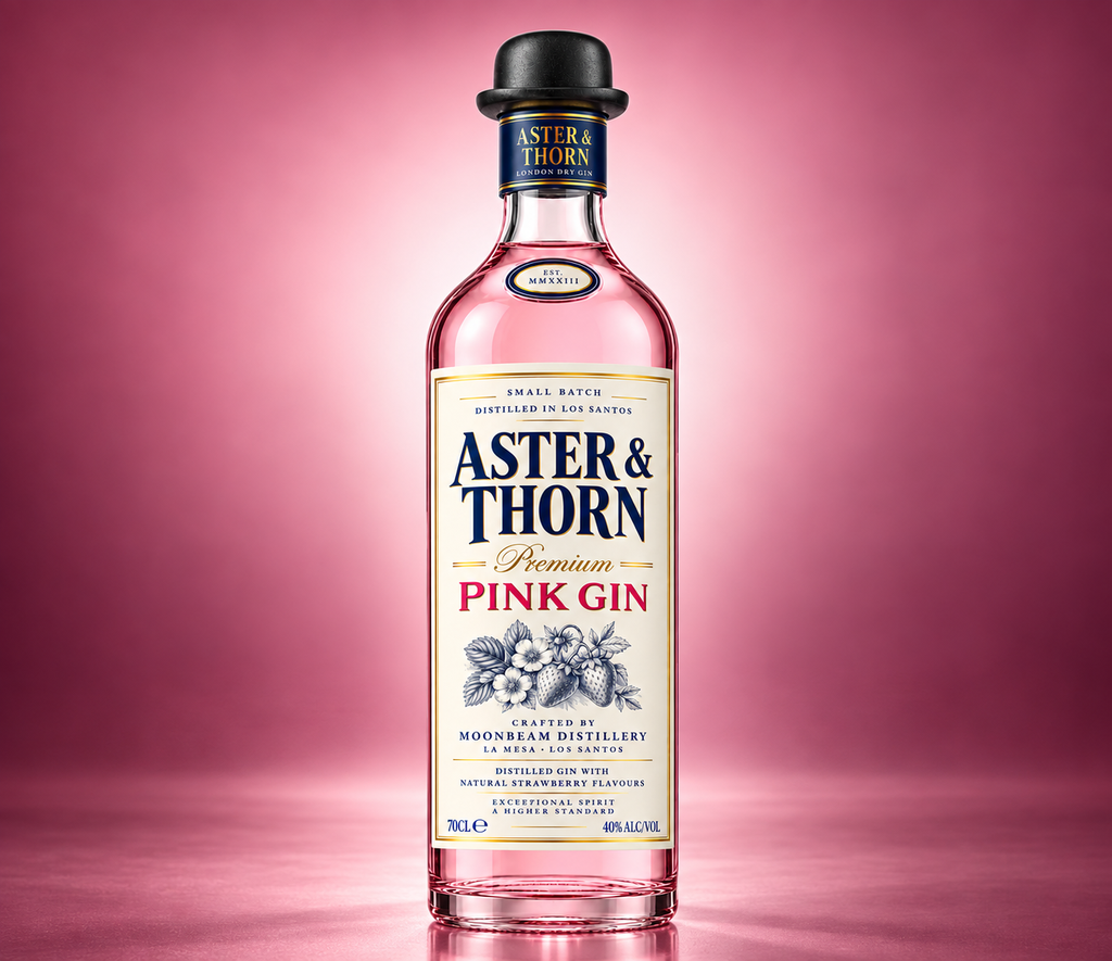 Aster & Thorn Pink Gin
